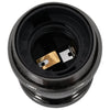 Lamp Holders 2 pcs Glossy Black E27