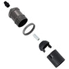 Lamp Holders 2 pcs Glossy Black E27