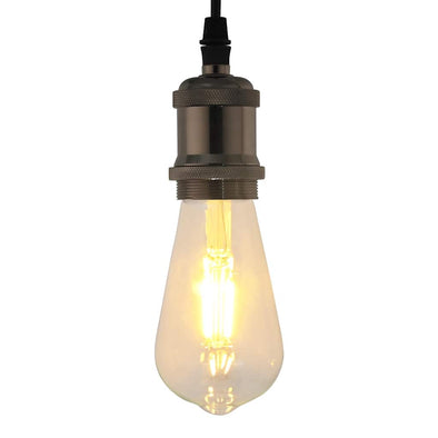 Lamp Holders 2 pcs Glossy Black E27