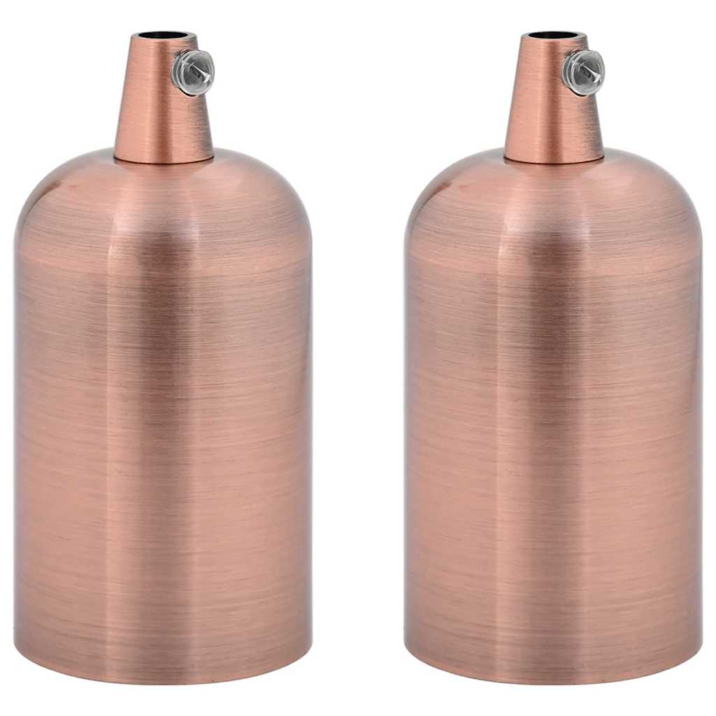 Lamp Holders 2 pcs Red Bronze E27