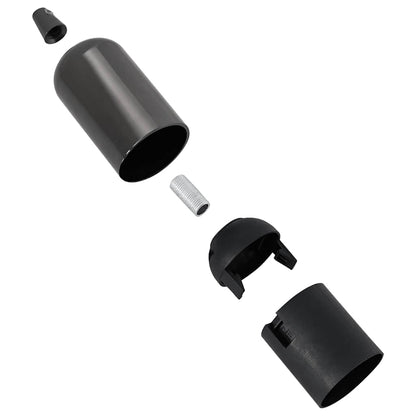 Lamp Holders 2 pcs Glossy Black E27