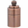 Lamp Holders 2 pcs Red Bronze E27