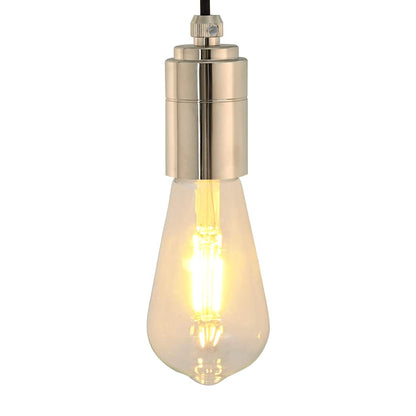 Lamp Holders 2 pcs Satin Nickel E27