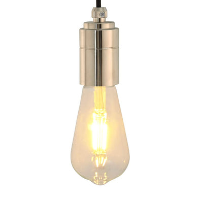 Lamp Holders 2 pcs Satin Nickel E27