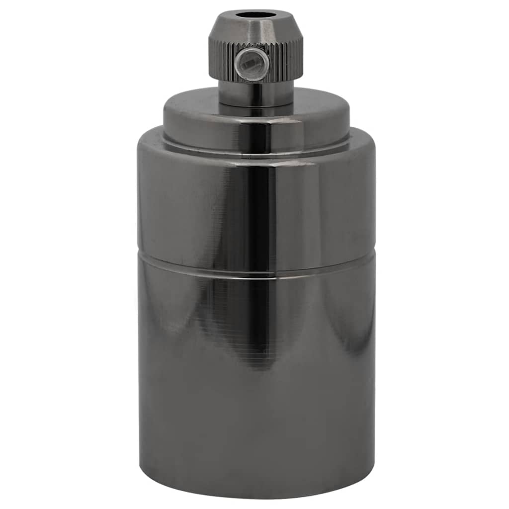 Lamp Holders 2 pcs Glossy Black E27