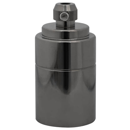 Lamp Holders 2 pcs Glossy Black E27