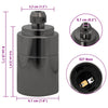 Lamp Holders 2 pcs Glossy Black E27