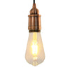 Lamp Holders 2 pcs Red Bronze E27