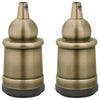 Lamp Holders 2 pcs Bronze E27