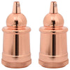 Lamp Holders 2 pcs Rose Gold E27