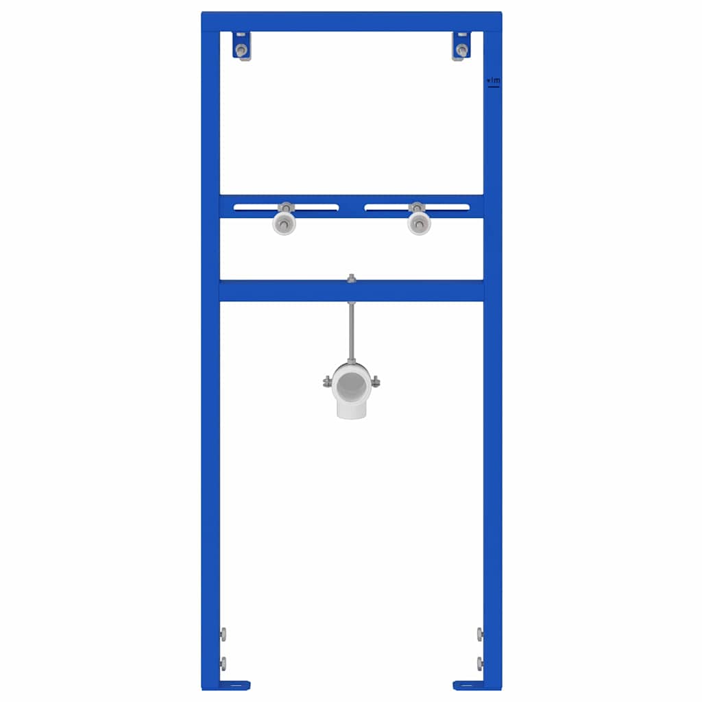 Bathroom Wall Support Height Adjustable Blue 50 x 3 x 112 cm