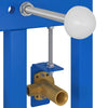 Bathroom Wall Support Manual Blue 50 x 17.5 x 136 cm Steel