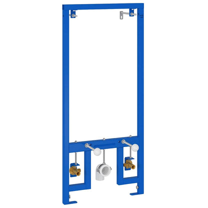 Bathroom Wall Support Height Adjustable Blue 50 x 3 x 112 cm