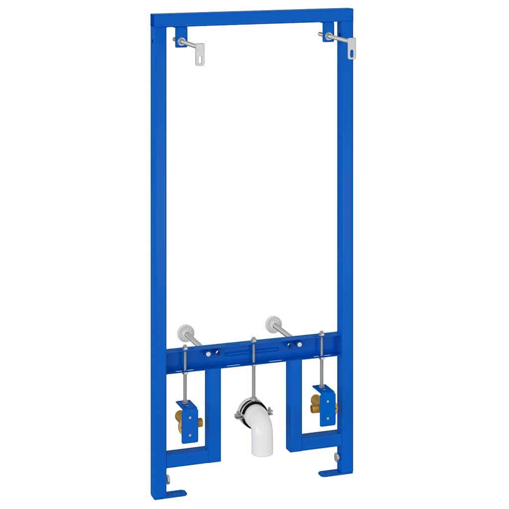 Bathroom Wall Support Height Adjustable Blue 50 x 3 x 112 cm