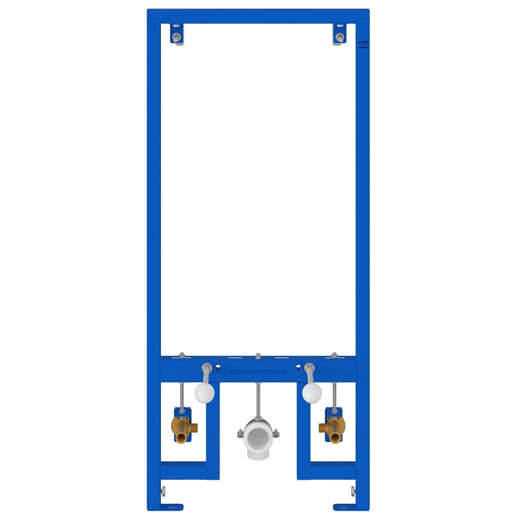Bathroom Wall Support Height Adjustable Blue 50 x 3 x 112 cm
