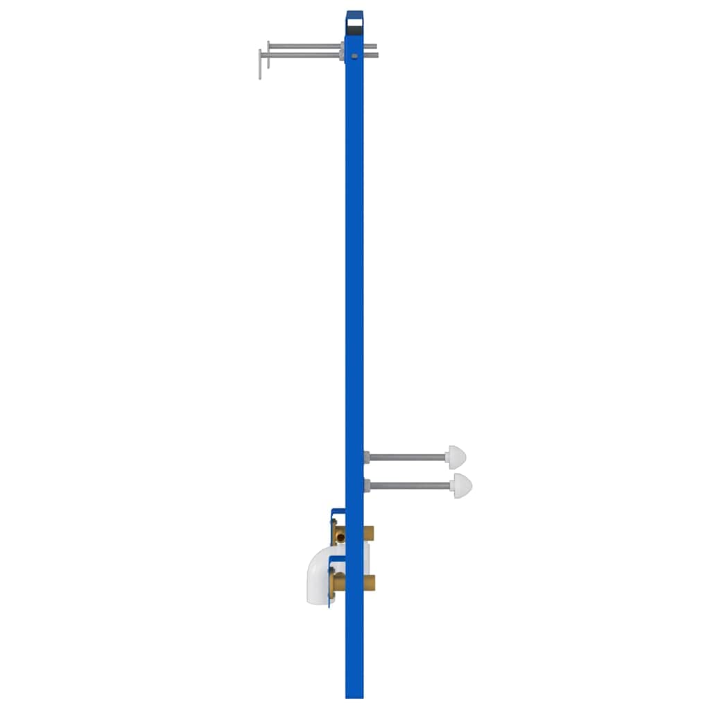 Bathroom Wall Support Height Adjustable Blue 50 x 3 x 112 cm