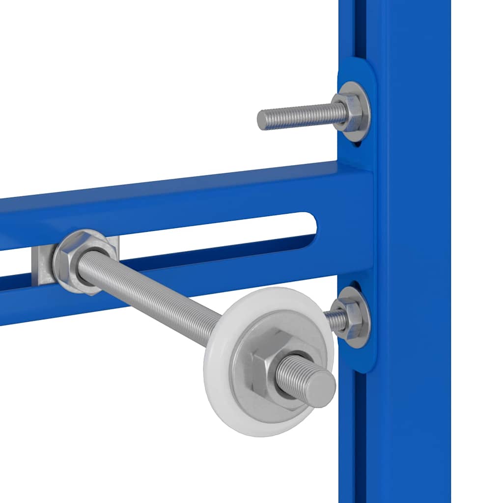 Bathroom Wall Support Height Adjustable Blue 50 x 3 x 112 cm