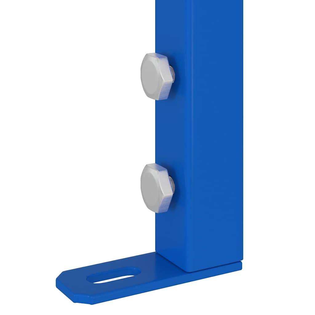 Bathroom Wall Support Height Adjustable Blue 50 x 3 x 112 cm