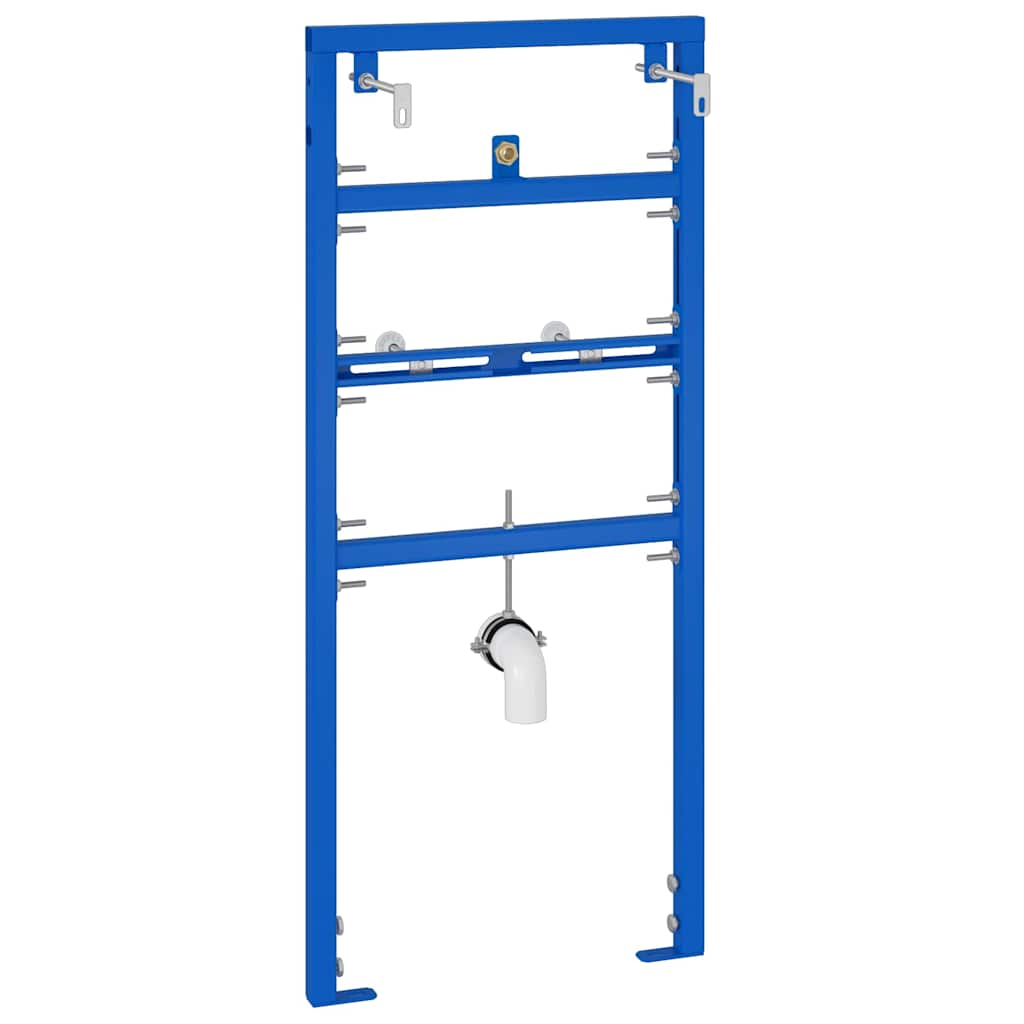 Bathroom Wall Support Height Adjustable Blue 50 x 3 x 112 cm