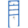 Bathroom Wall Support Manual Blue 50 x 17.5 x 136 cm Steel