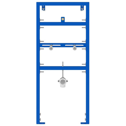 Bathroom Wall Support Height Adjustable Blue 50 x 3 x 112 cm