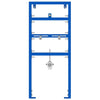 Bathroom Wall Support Manual Blue 50 x 17.5 x 136 cm Steel