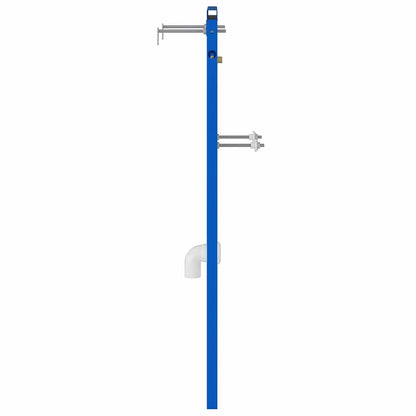 Bathroom Wall Support Height Adjustable Blue 50 x 3 x 112 cm