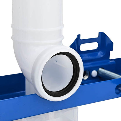 Cistern Frame Height Adjustable White 50 x 8 x 131 cm Steel