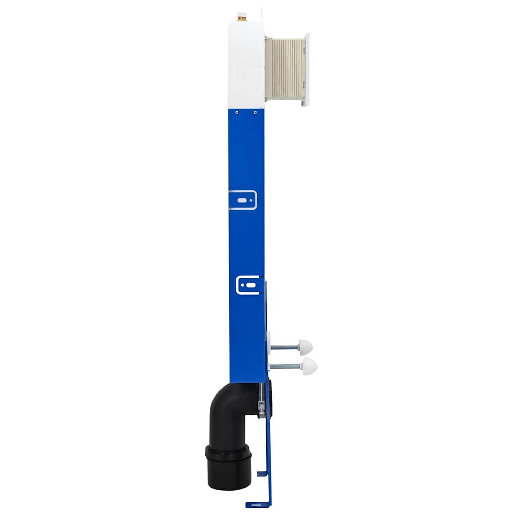 Cistern Frame Height Adjustable White 50 x 8 x 131 cm Steel