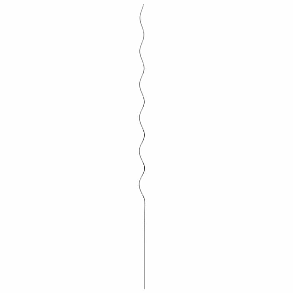 Plant Support 20 pcs Silver 150 x 0.6 x 0.6 cm Steel