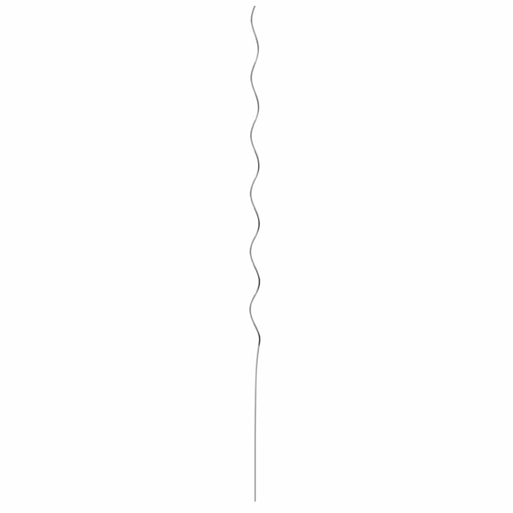Plant Support 20 pcs Silver 150 x 0.6 x 0.6 cm Steel