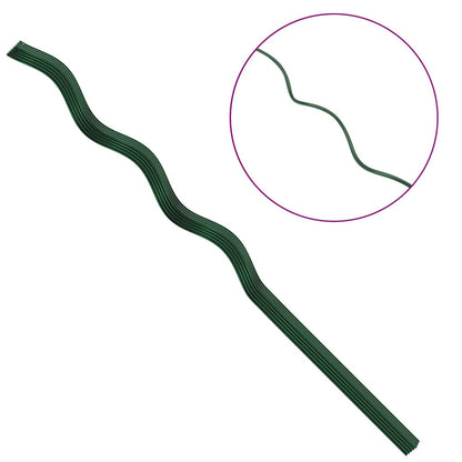 Plant Support 20 pcs Green 110 x 0.6 x 0.6 cm Steel