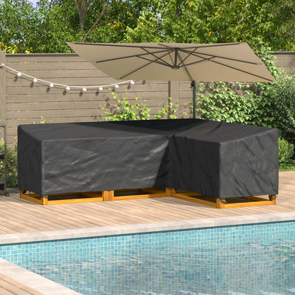 Furniture Cover Black 250 x 180 x 80 cm 210D Oxford Fbric