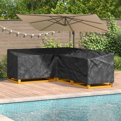 Furniture Cover Black 250 x 180 x 80 cm 210D Oxford Fbric
