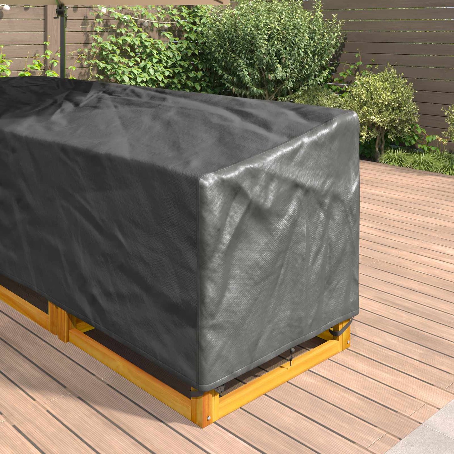 Furniture Cover Black 260 x 210 x 80 cm 420D Oxford Fbric