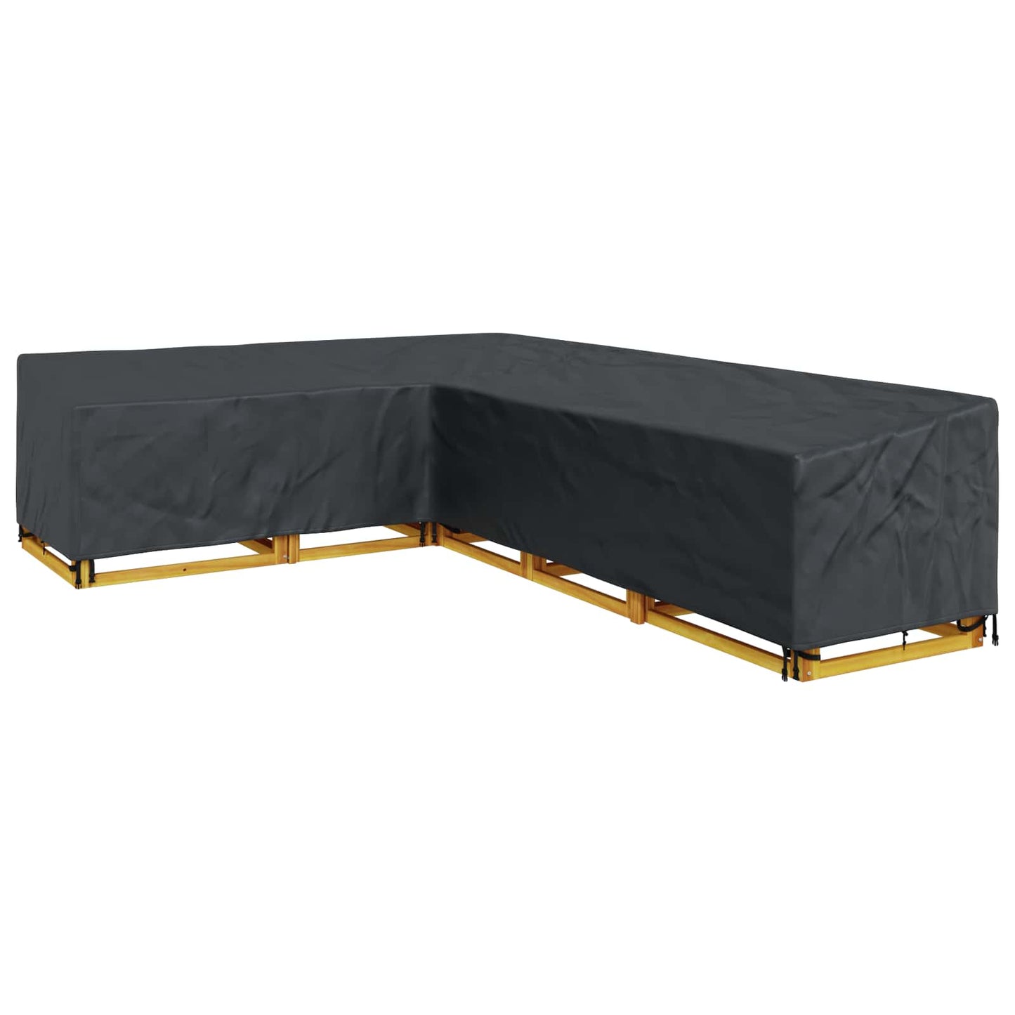 Furniture Cover Black 330 x 255 x 80 cm 210D Oxford Fbric