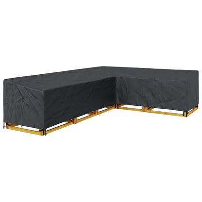 Furniture Cover Black 355 x 275 x 80 cm 600D Oxford Fbric