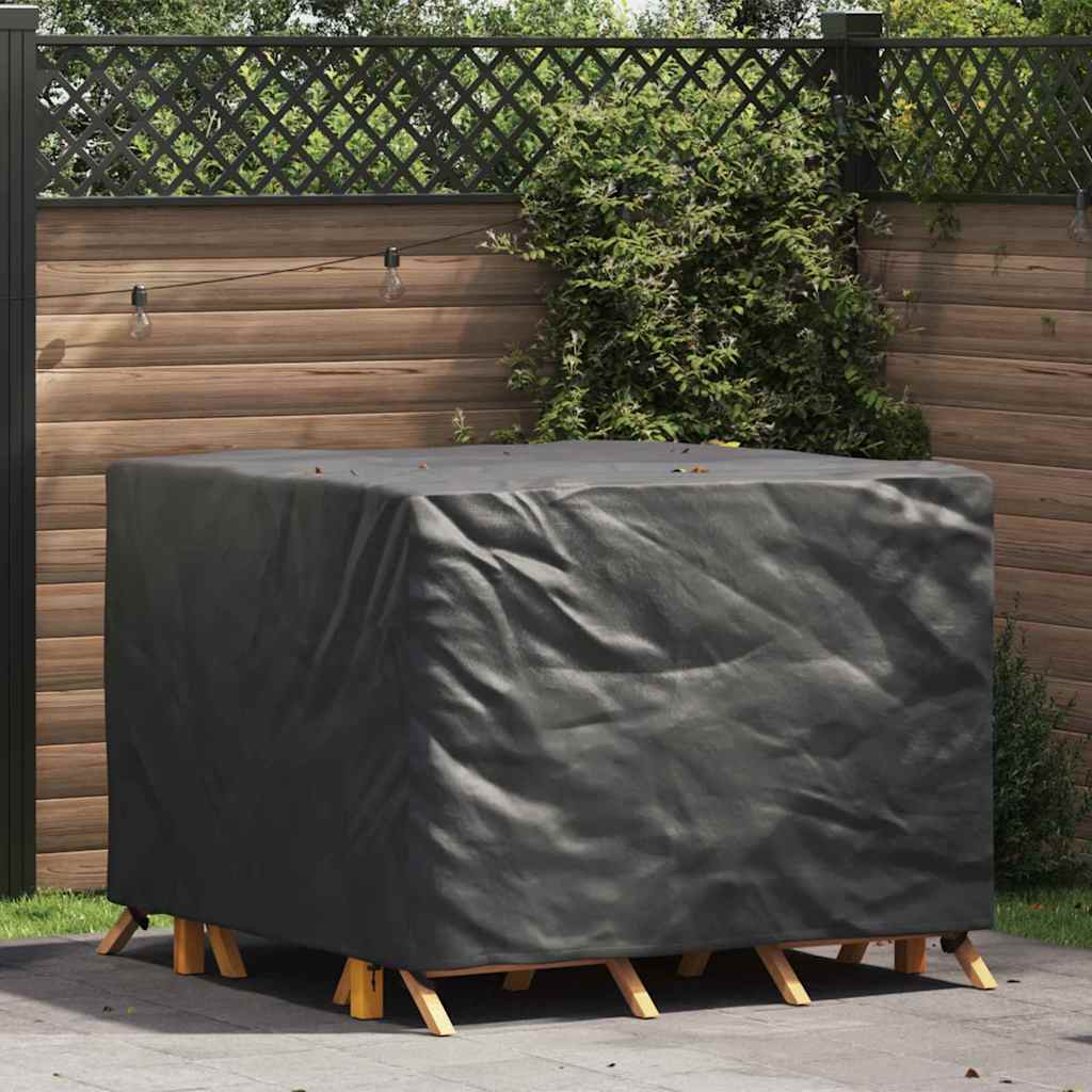 Furniture Cover Black 125 x 125 x 74 cm 210D Oxford Fabric