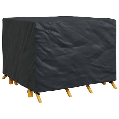 Furniture Cover Black 125 x 125 x 74 cm 420D Oxford fabric