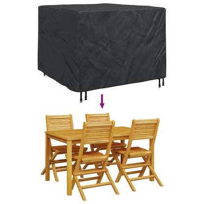 Furniture Cover Black 125 x 125 x 74 cm 600D Oxford Fabric