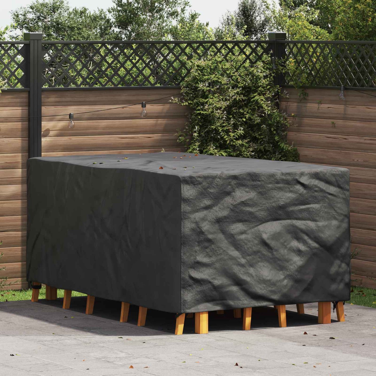 Furniture Cover Plain Black 143 x 225 x 90 cm 210D
