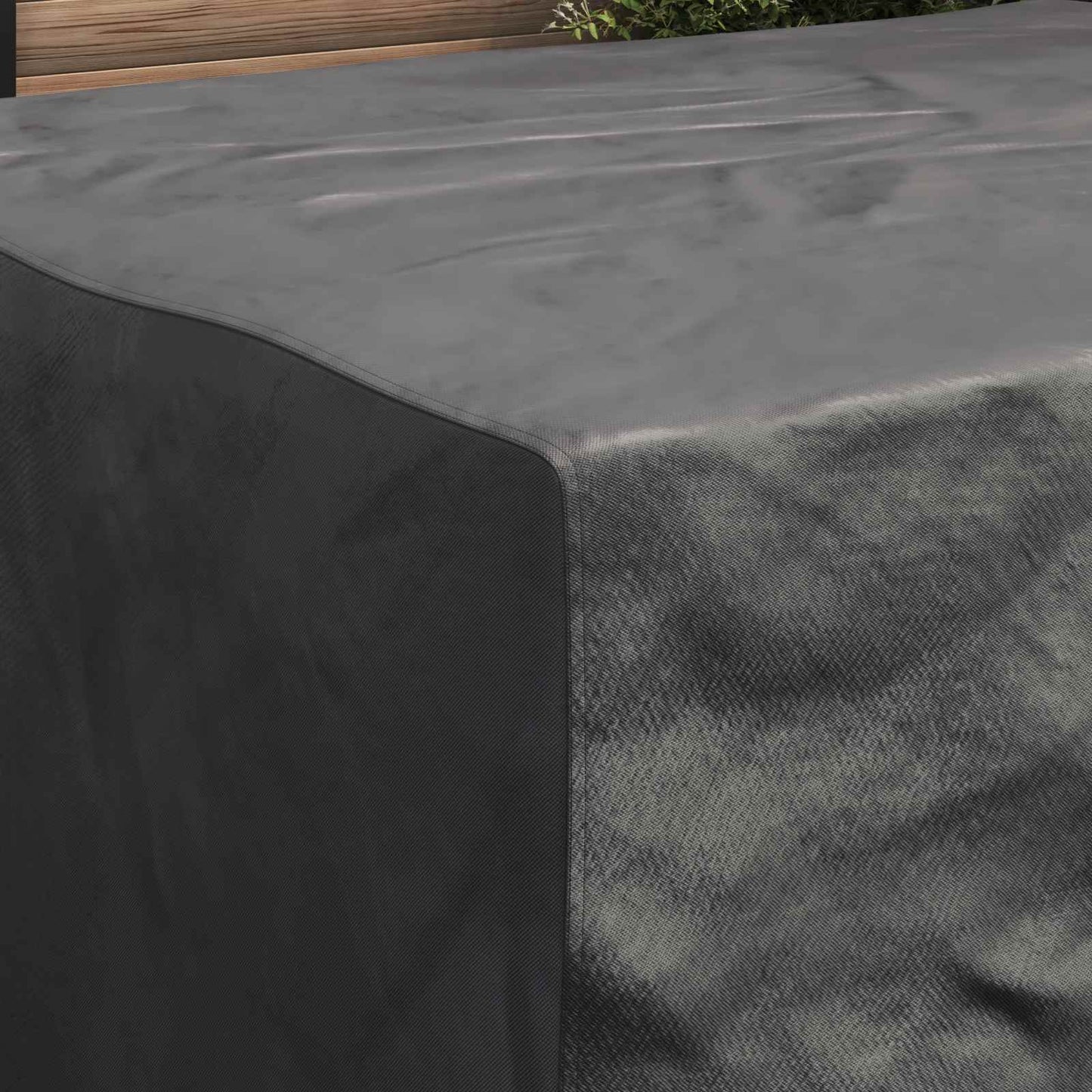 Furniture Cover Plain Black 200 x 150 x 85 cm 210D