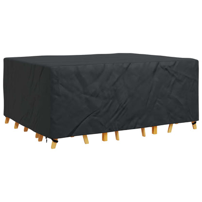 Furniture Cover Plain Black 220 x 190 x 85 cm 600D