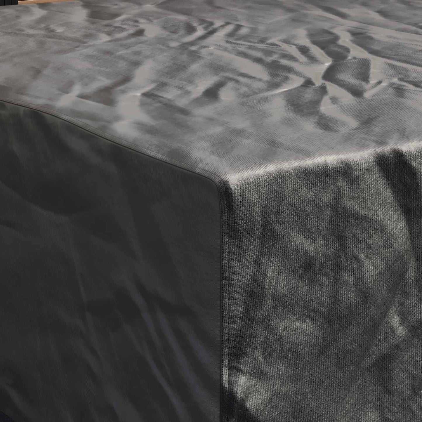 Furniture Cover Plain Black 235 x 235 x 70 cm 600D