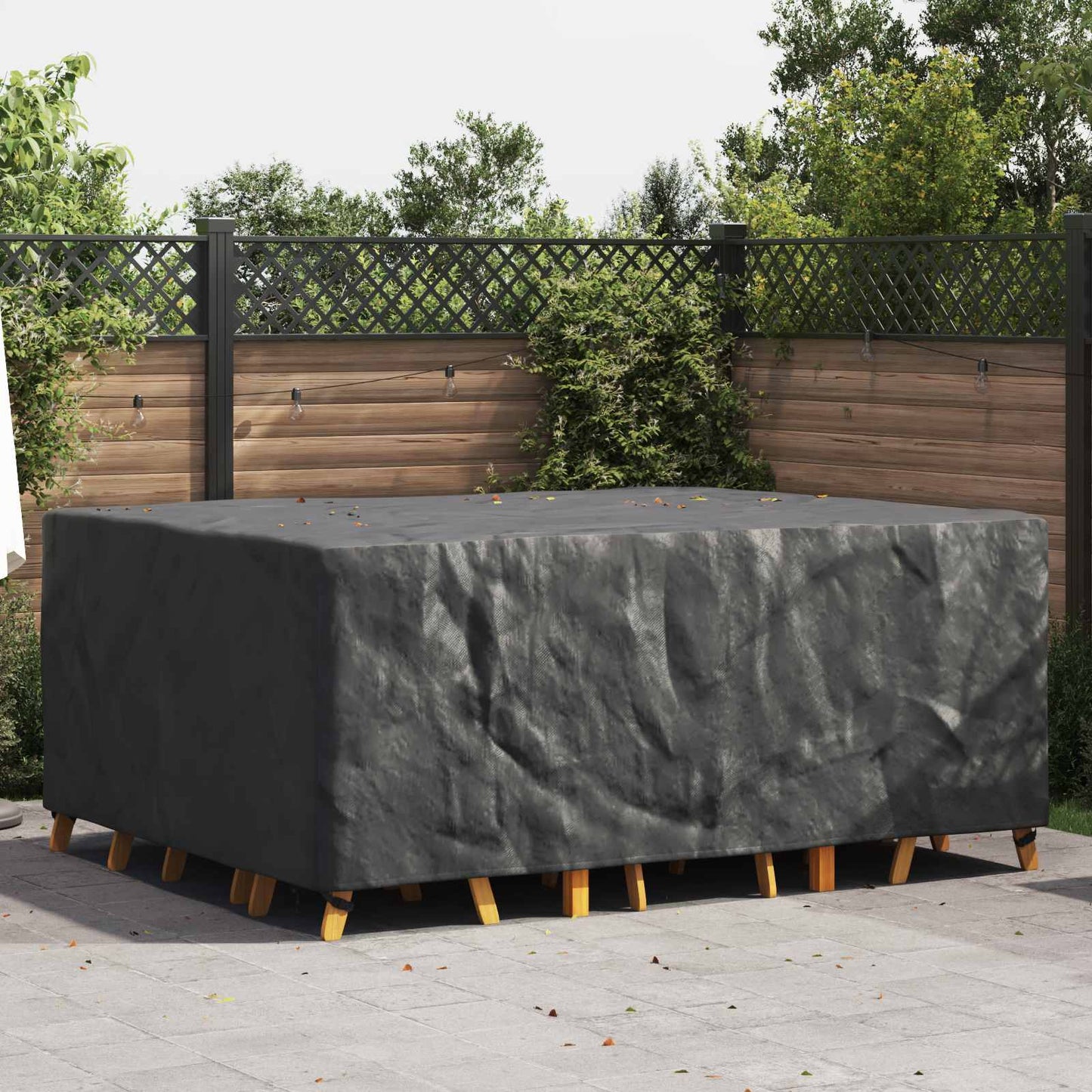 Furniture Cover Plain Black 240 x 190 x 90 cm 600D
