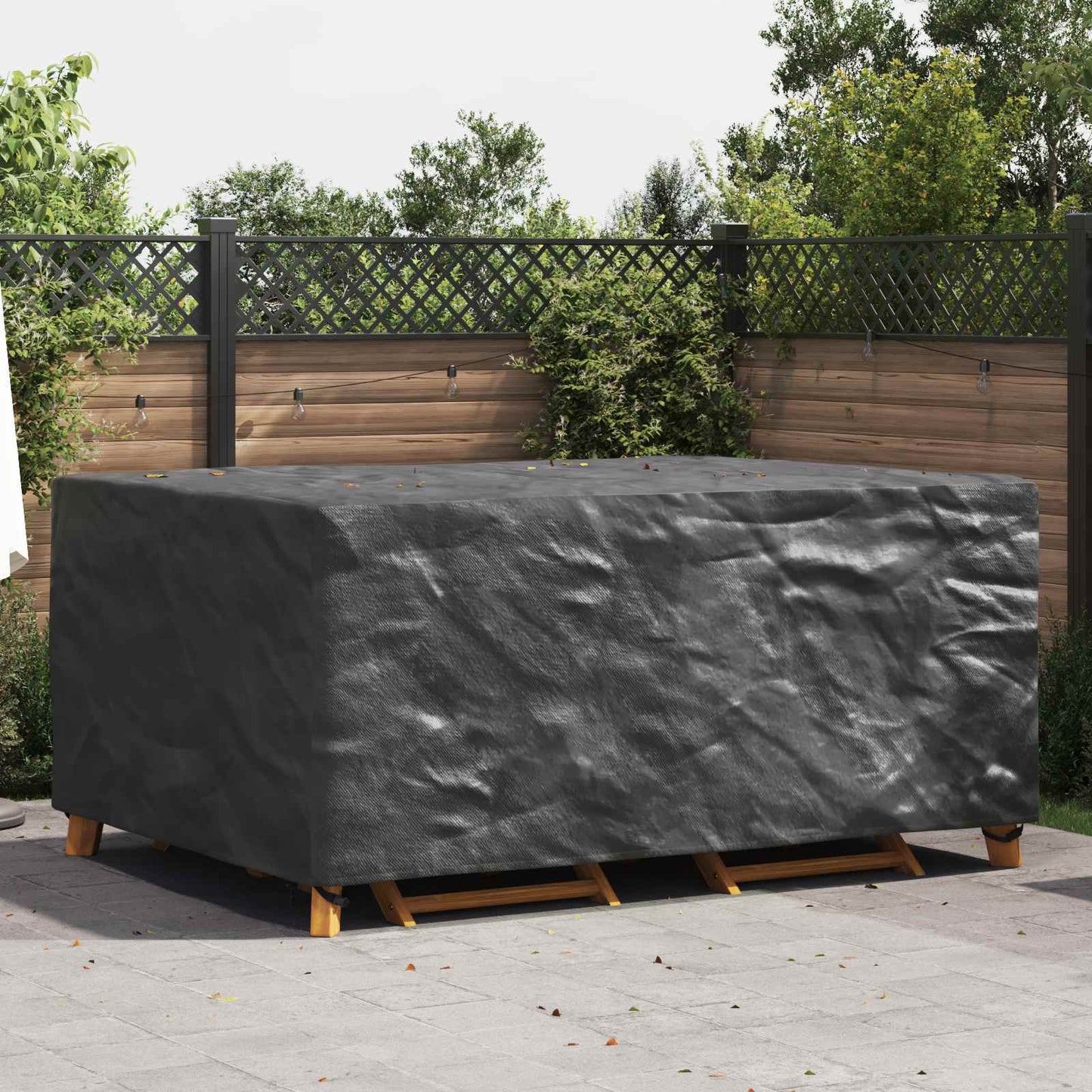 Furniture Cover Plain Black 240 x 160 x 100 cm 210D