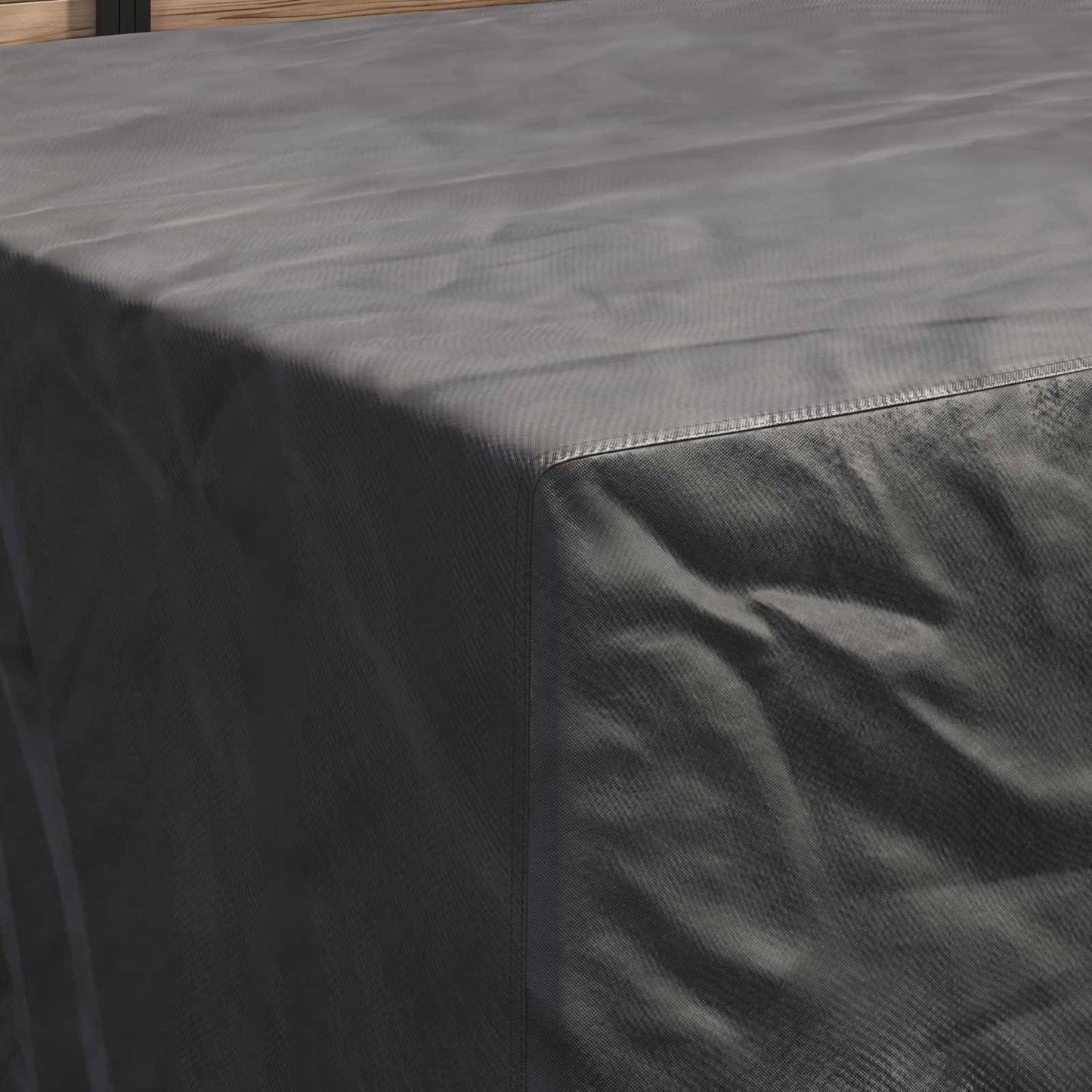 Furniture Cover Plain Black 250 x 210 x 70 cm 210D