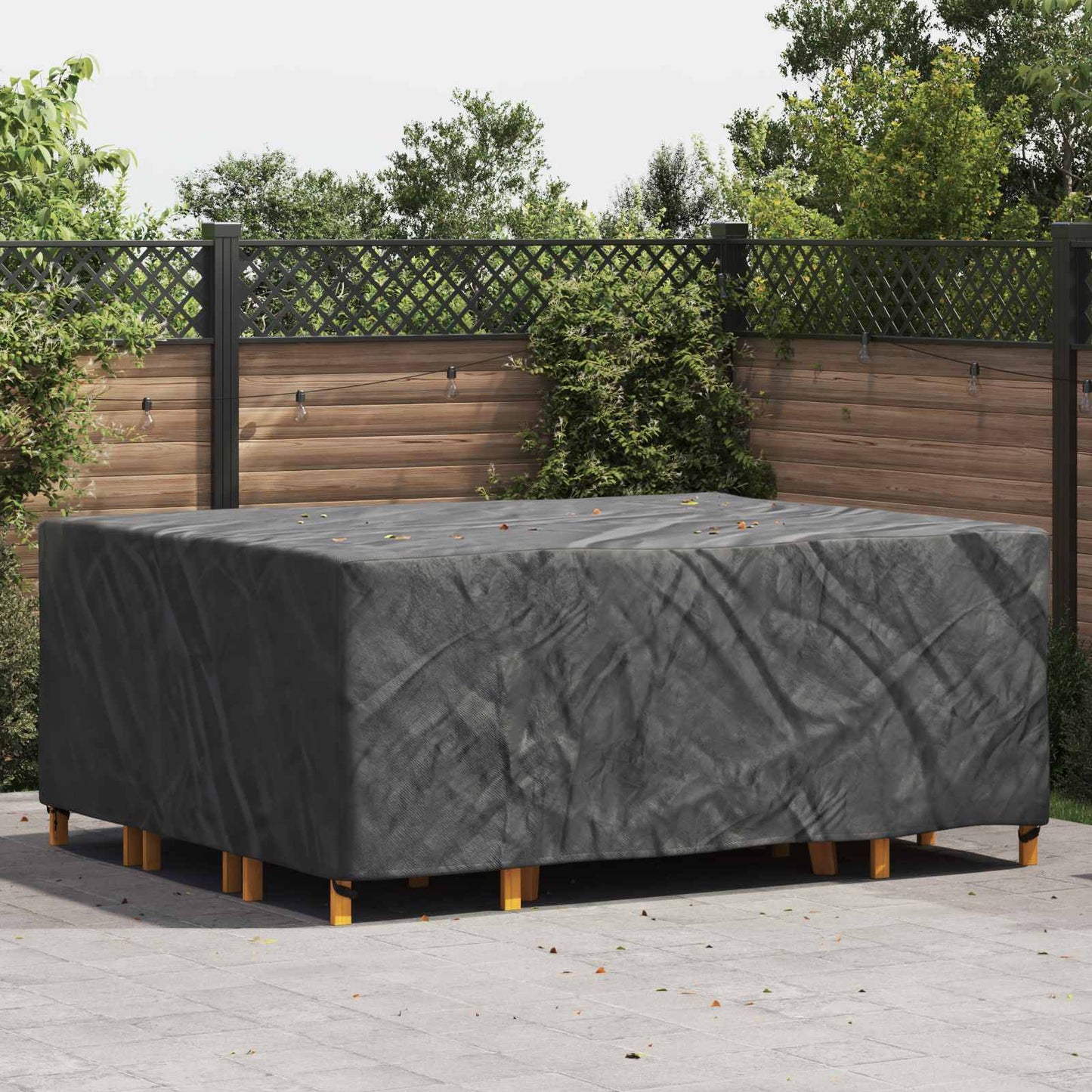 Furniture Cover Plain Black 250 x 210 x 70 cm 420D