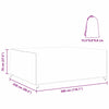 Outdoor Furniture Cover Black 300 x 250 x 70 cm 420D