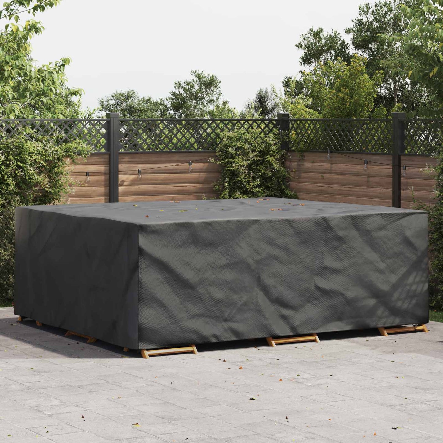 Furniture Cover Plain Black 300 x 250 x 100 cm 210D